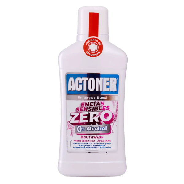 Actoner ZERO Bain de Bouche Gencives Sensibles 500 ml