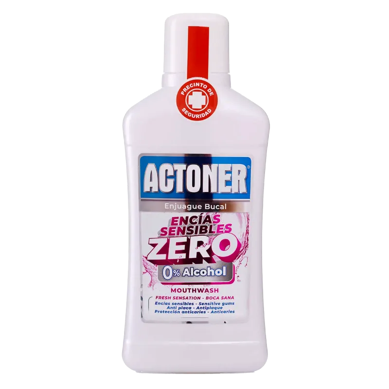 Actoner ZERO Bain de Bouche Gencives Sensibles 500 ml