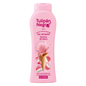Gel de bain Tulipan Negro Bisous Fraise 650 ML