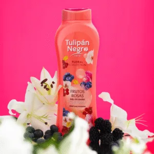 Tulipán Negro Gel Douche Frutos Rosas – Floral Collection