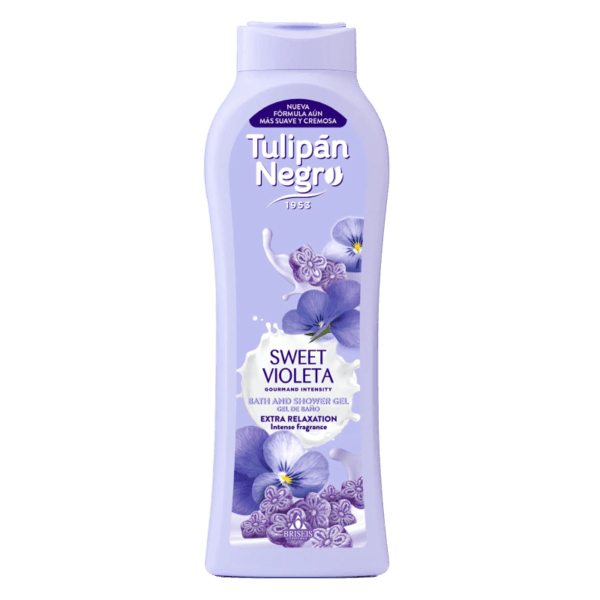 Gel de bain Tulipan Negro Douce Violette 650 ml