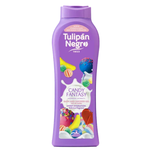 Candy Fantasy Gel De Bain Tulipan Negro 650 ml