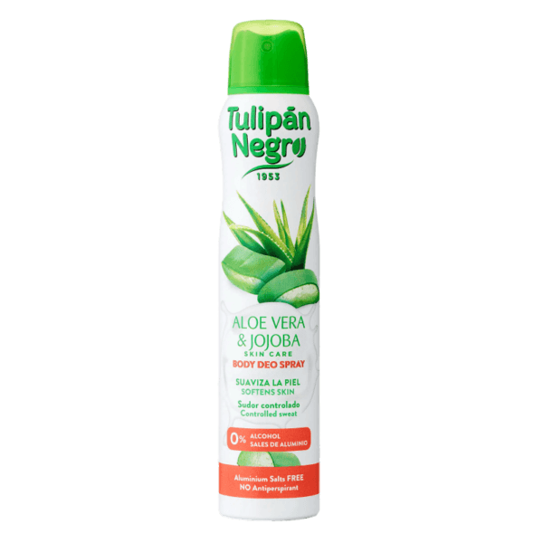 Déodorant Tulipan Negro Déo Spray Aloe Vera et Jojoba 200 ml
