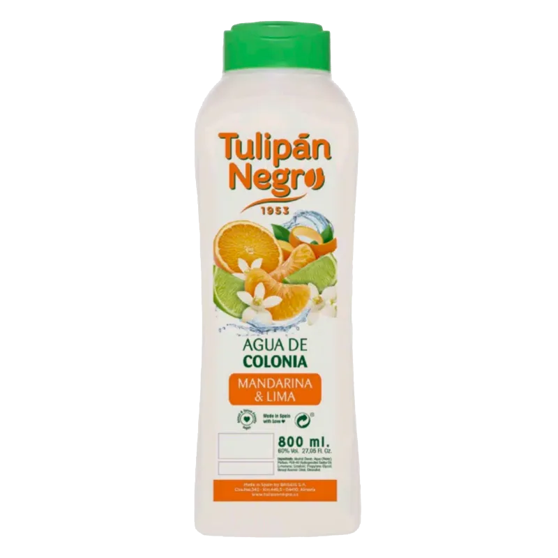 Eau de Cologne Tulipan Negro Mandarine & Citron Vert 800 ml