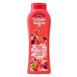 Gel de bain Tulipan negro Fraise et Cerise 650 ml