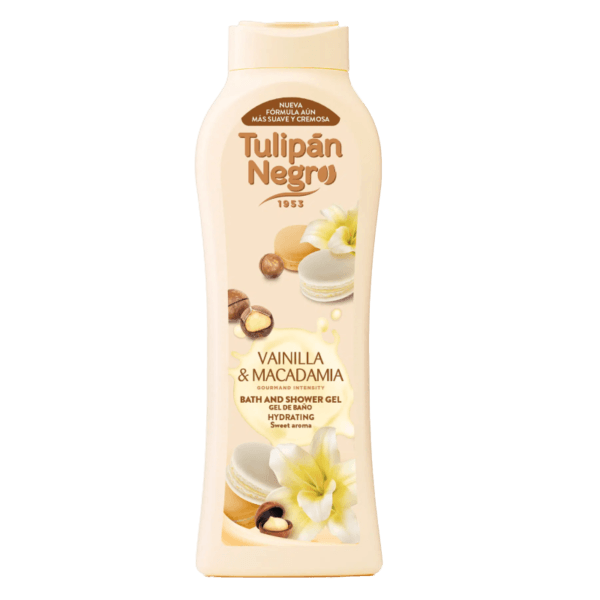 Gel de bain Vanille et Noix de Macadamia 650 ml