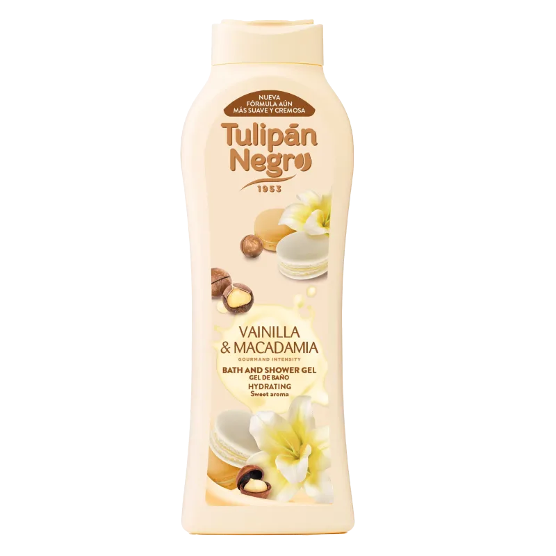 Gel de bain Vanille et Noix de Macadamia 650 ml