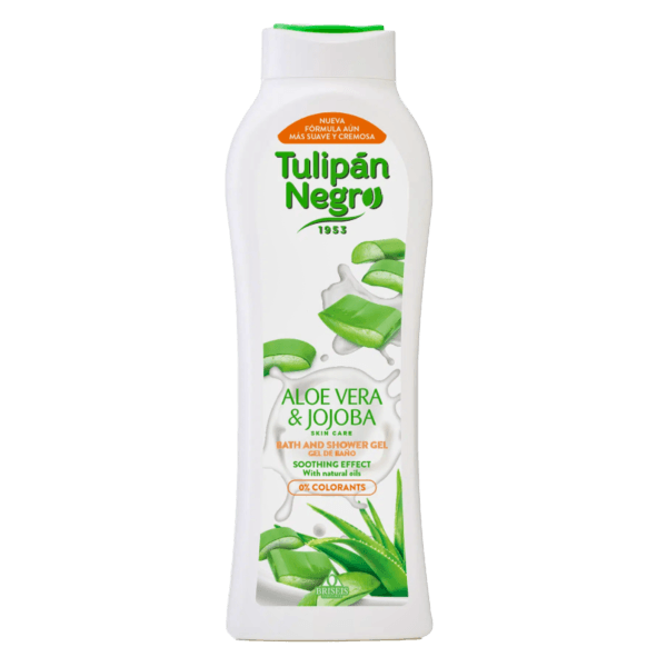 Gel de bain à l'Aloe Vera Tulipan Negro 650 ml