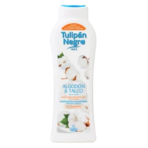 Gel de bain au coton et au talc Tulipan Negro 650 ml