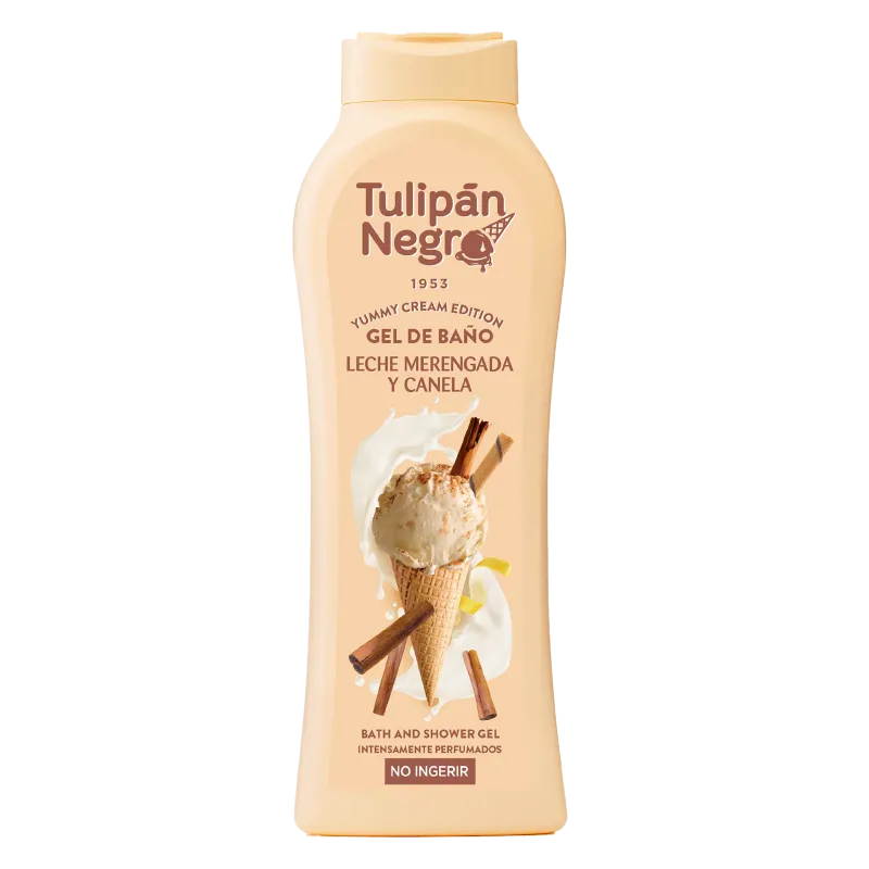 Gel de bain au lait Merengada et à la cannelle 650 ML tulipan negro
