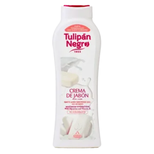 Gel de bain crème au savon tulipan negro 650 ml