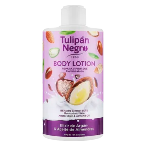 Lait Corporel Elixir d'Argan & Huile d'Amande 400 ml Tulipan Negro