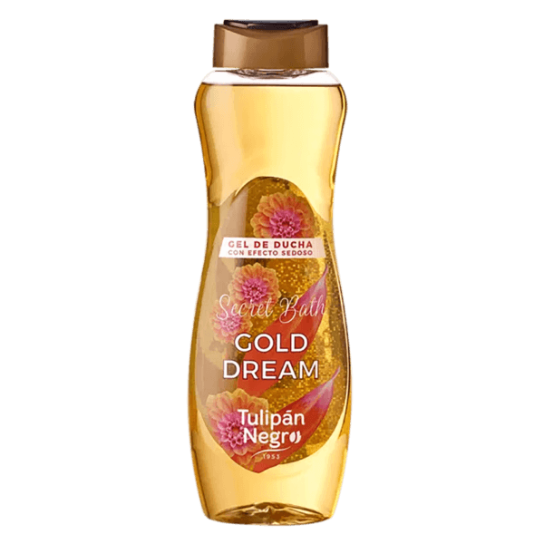 Secret Bath Gold Dream Gel de bain tulipan Negro noire 600 ml