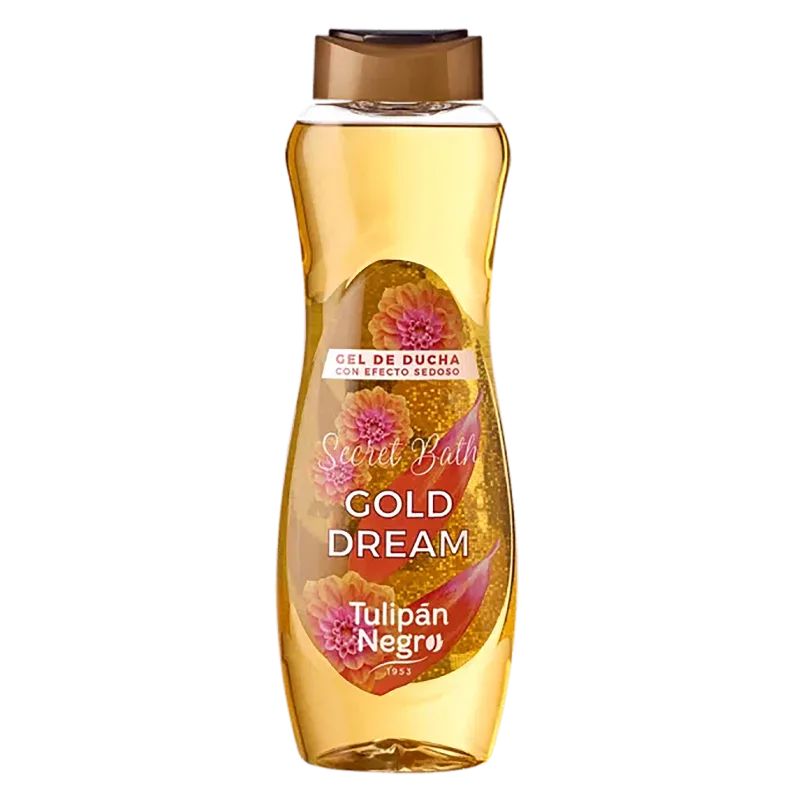 Secret Bath Gold Dream Gel de bain tulipan Negro noire 600 ml