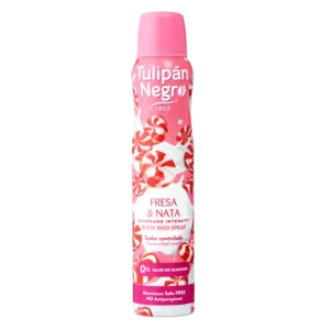 Tulipan Negro Déodorant Fraise et Crème Déodorant Spray 200 ml