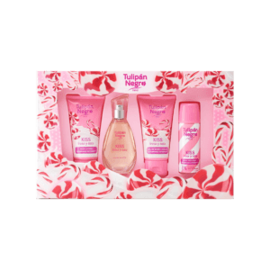 Coffret Tulipán Negro Kiss Fresa y Nata