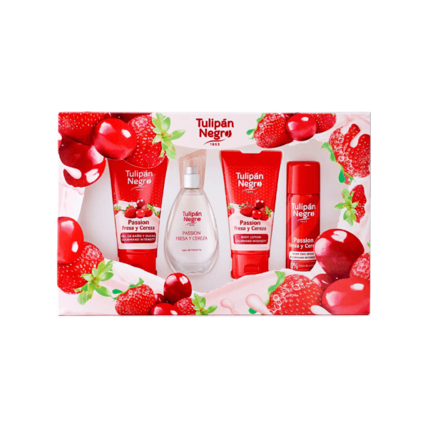 Coffret Tulipan Negro Passion Fraise & Cerise